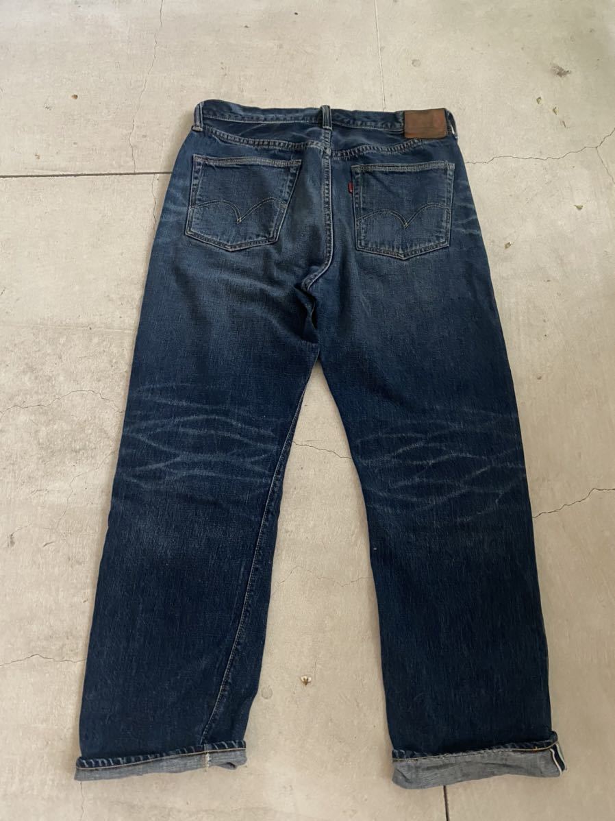 FULLCOUNT フルカウント　赤耳 デニムパンツ フルカウント FULLCOUNT 赤耳 ジーパン 極美品 FULLCOUNTフルカウントデニムパンツ赤耳サスペンダーロゴシンチバック