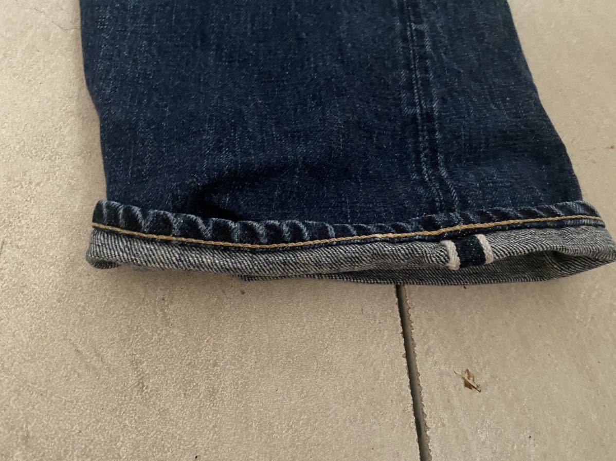 FULLCOUNT フルカウント　赤耳 デニムパンツ フルカウント FULLCOUNT 赤耳 ジーパン 極美品 FULLCOUNTフルカウントデニムパンツ赤耳サスペンダーロゴシンチバック