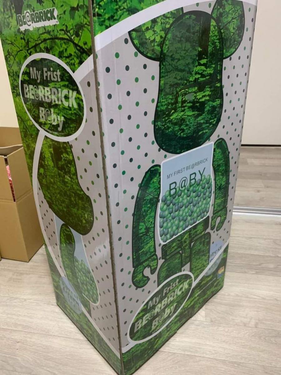 MY FIRST BE@RBRICK B@BY FOREST GREEN Ver. 1000％ MEDICOM TOY PLUS 