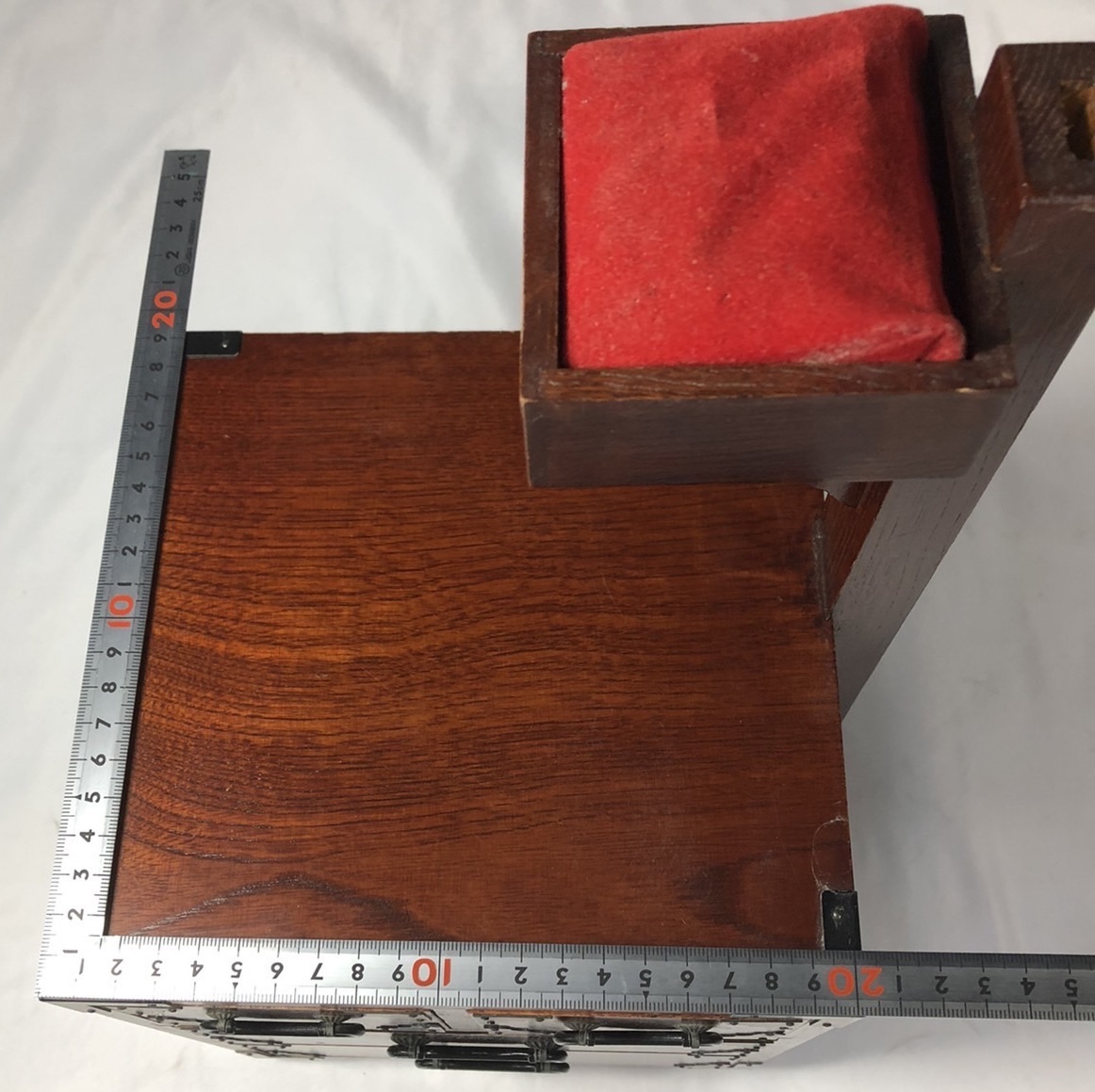 KYAB34 ◇昭和レトロ◇時代箪笥◇木製◇裁縫箱◇小引出し◇裁縫道具