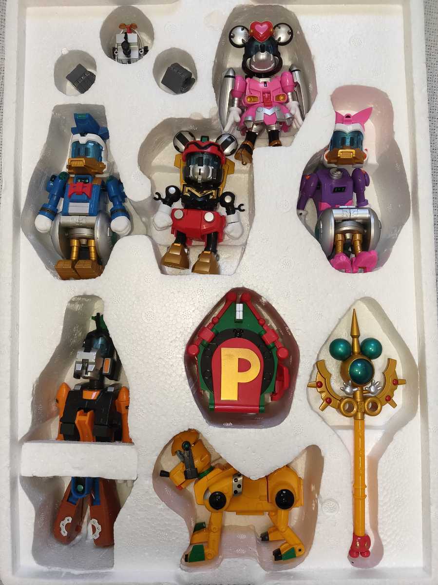 破損あり バンダイ 超合金 超合体キングロボ ミッキー フレンズ ジャンク ディズニー Disney ミッキーマウス 魂ウェブ商店 ロボットヒーロー 売買されたオークション情報 Yahooの商品情報をアーカイブ公開 オークファン Aucfan Com
