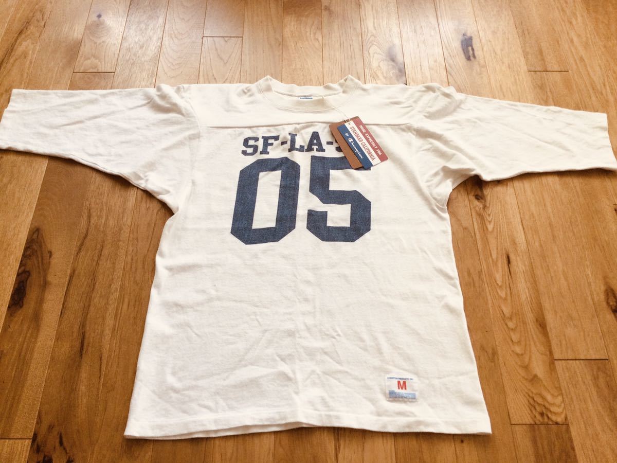 Champion × スタンダードカリフォルニア フットボール シャツ 白XL 