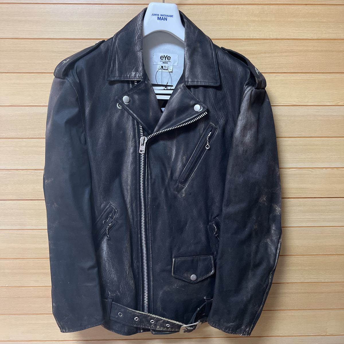 eye junya watanabe man berberjin ライダースジャケット xs 新品未  