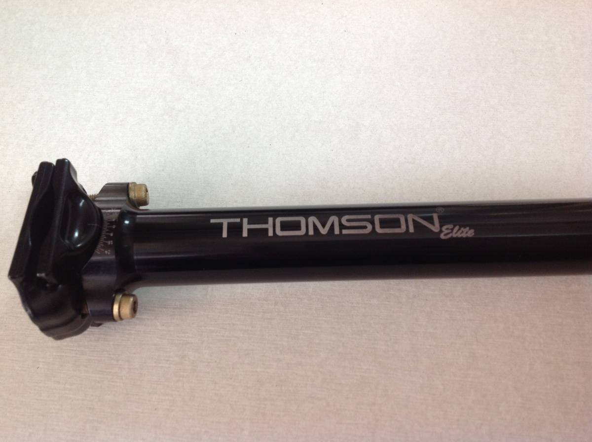 Elite Thomson Seatpost - 410mm x Black 27.2 : 27.2X410mm com 