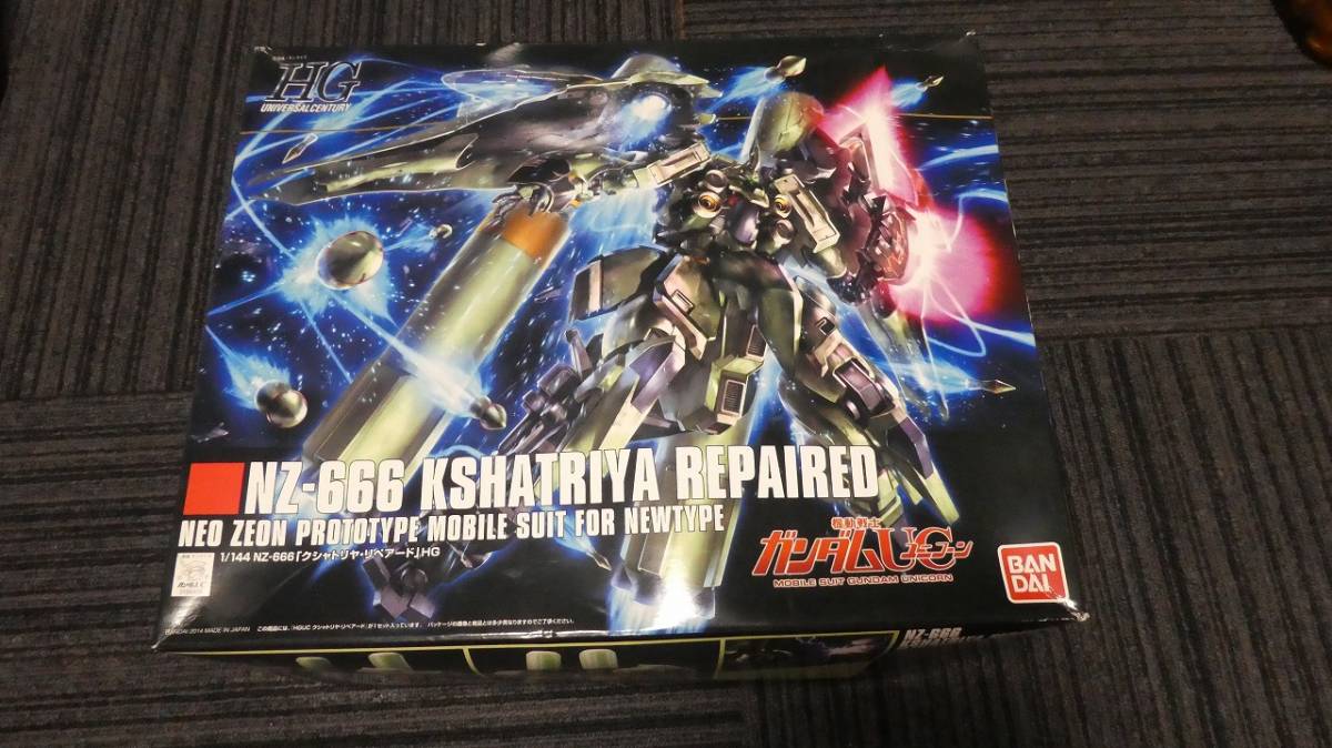 HGUC 1&frasl;144 クシャトリヤ・リペアード NZ-666 クシャトリヤ 機動戦士ガンダムUC 再販) 機動戦士ガンダムUC(ユニコーン 未組立 レビュー HG BANDAI (機動戦士ガンダムUC | 価格.com ポッチのガンプラ＋