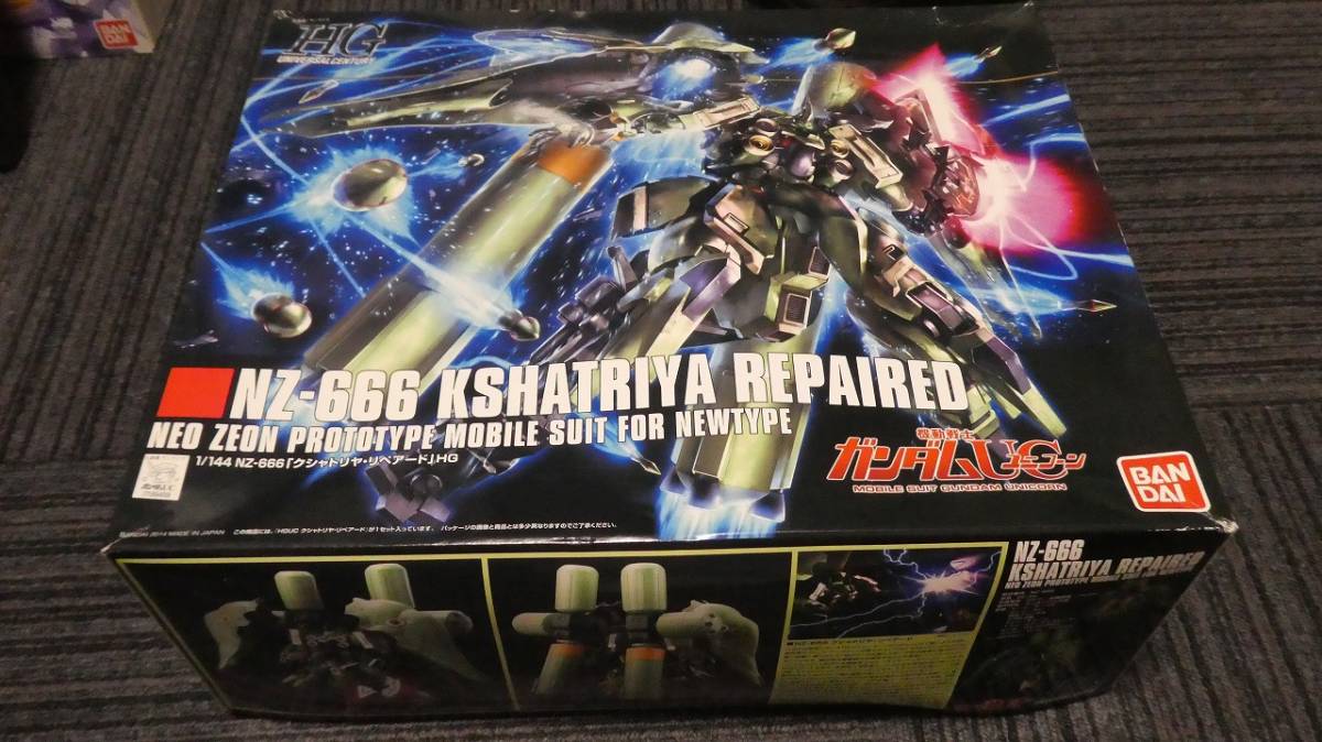 HGUC 1&frasl;144 クシャトリヤ・リペアード NZ-666 クシャトリヤ 機動戦士ガンダムUC 再販) 機動戦士ガンダムUC(ユニコーン 未組立 レビュー HG BANDAI (機動戦士ガンダムUC | 価格.com ポッチのガンプラ＋