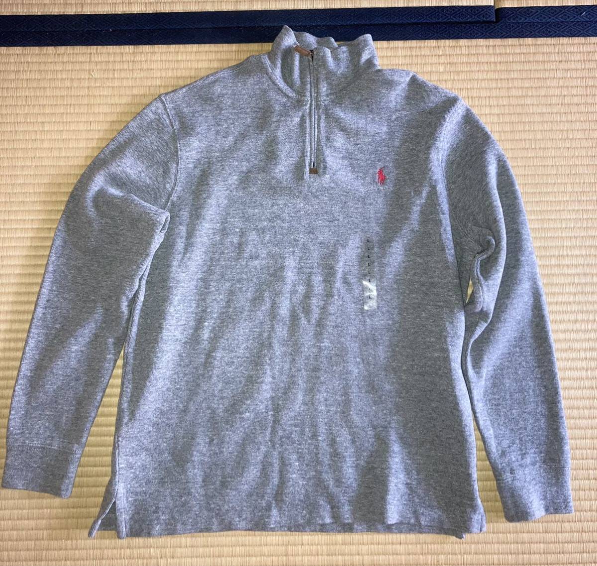未着用品 POLO RALPH LAUREN ポロラルフローレン フロントハーフジップ 