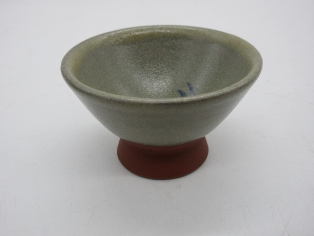 酒器【佐渡 無名異焼 赤水窯 人間国宝 伊藤赤水作 酒盃 形変わり 酒器【佐渡 無名異焼 赤水窯 人間国宝 伊藤赤水作 酒盃 形変わり