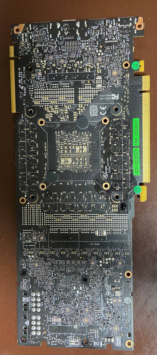 ジャンク】玄人志向 Geforce RTX 2080 Ti GG-RTX2080Ti-E11GB/TP【部品