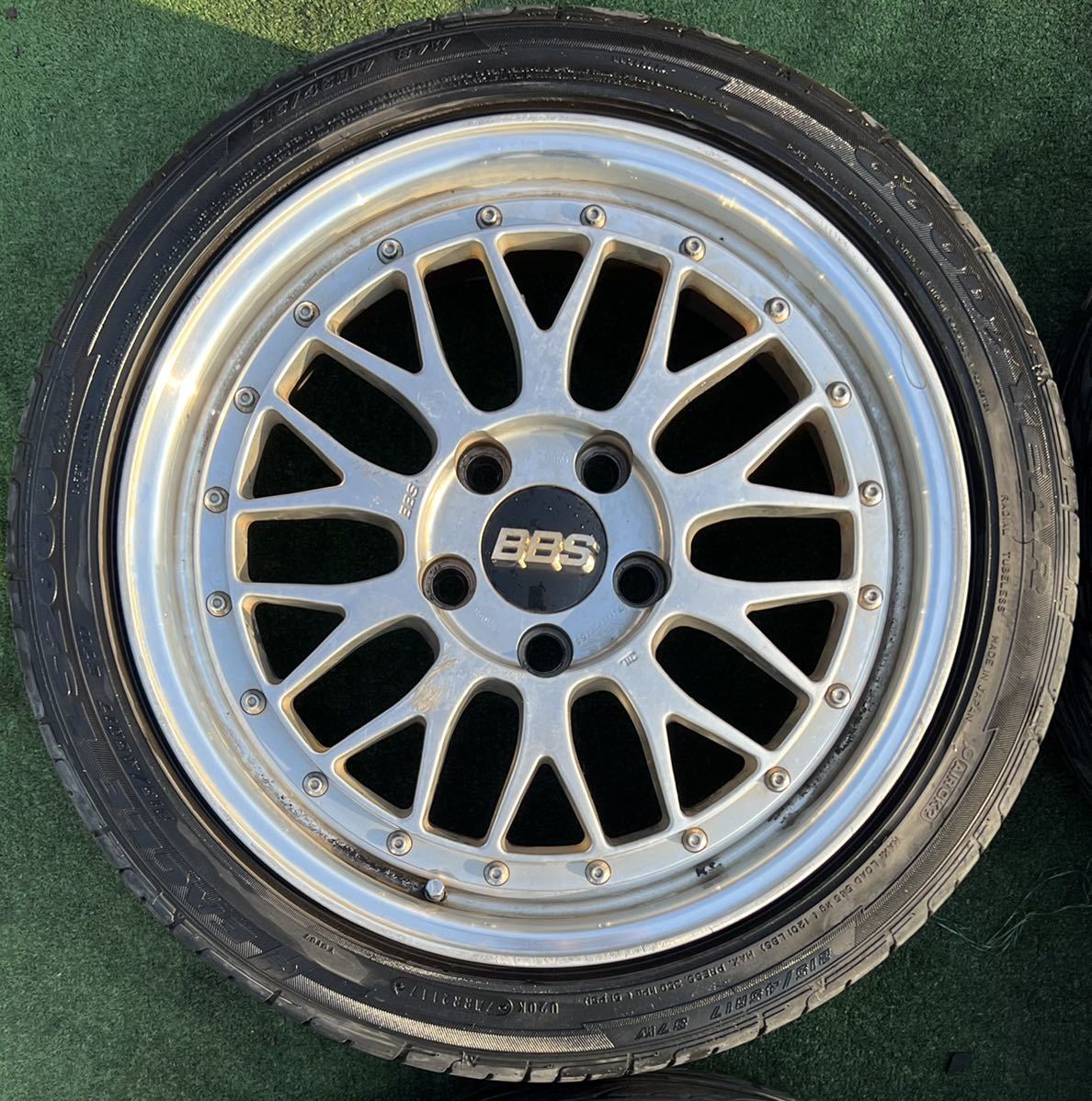 BBS LM 深リム 17インチ タイヤホイールセット 215/45R17 PCD 115 7j 