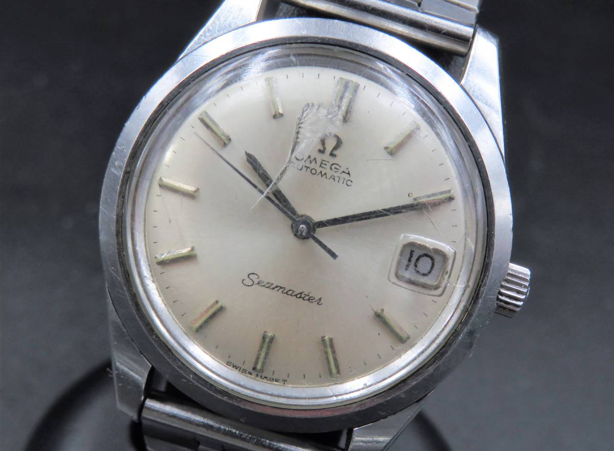 1円～! 稼動品☆正規品 OMEGA オメガ シーマスター 自動巻き デイト 