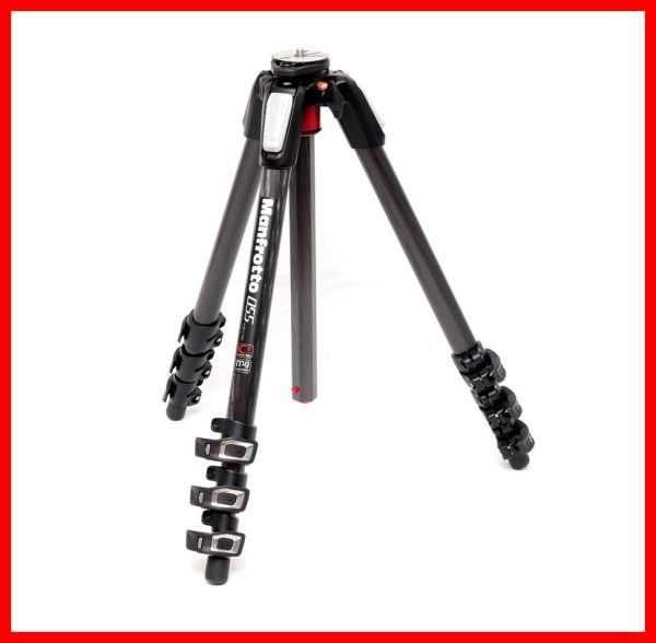 マンフロット MT055CXPRO4 90度コラム付き 4段 カーボン三脚 Manfrotto 未使用に近い美品 現行モデル 手渡し可__________P877