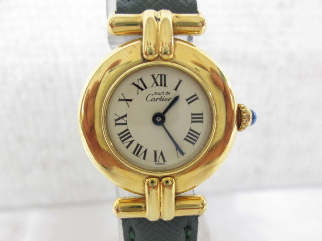 電池交換済 Cartier カルティエ VERMEIL ヴェルメイユ 925 レディース