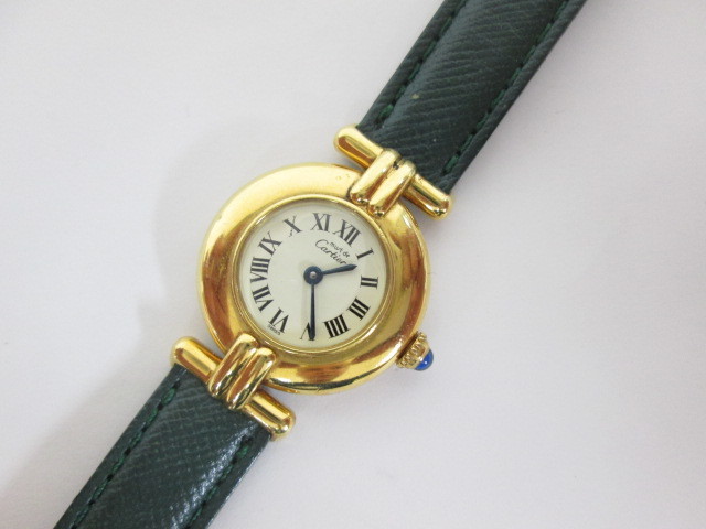 電池交換済 Cartier カルティエ VERMEIL ヴェルメイユ 925 レディース
