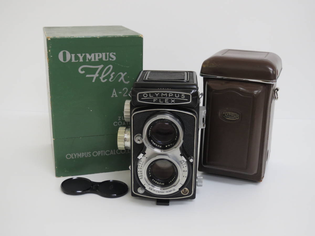 OLYMPUS オリンパス フレックス / Zuiko F.C. 1:2.8 f=7.5cm 二眼レフ 