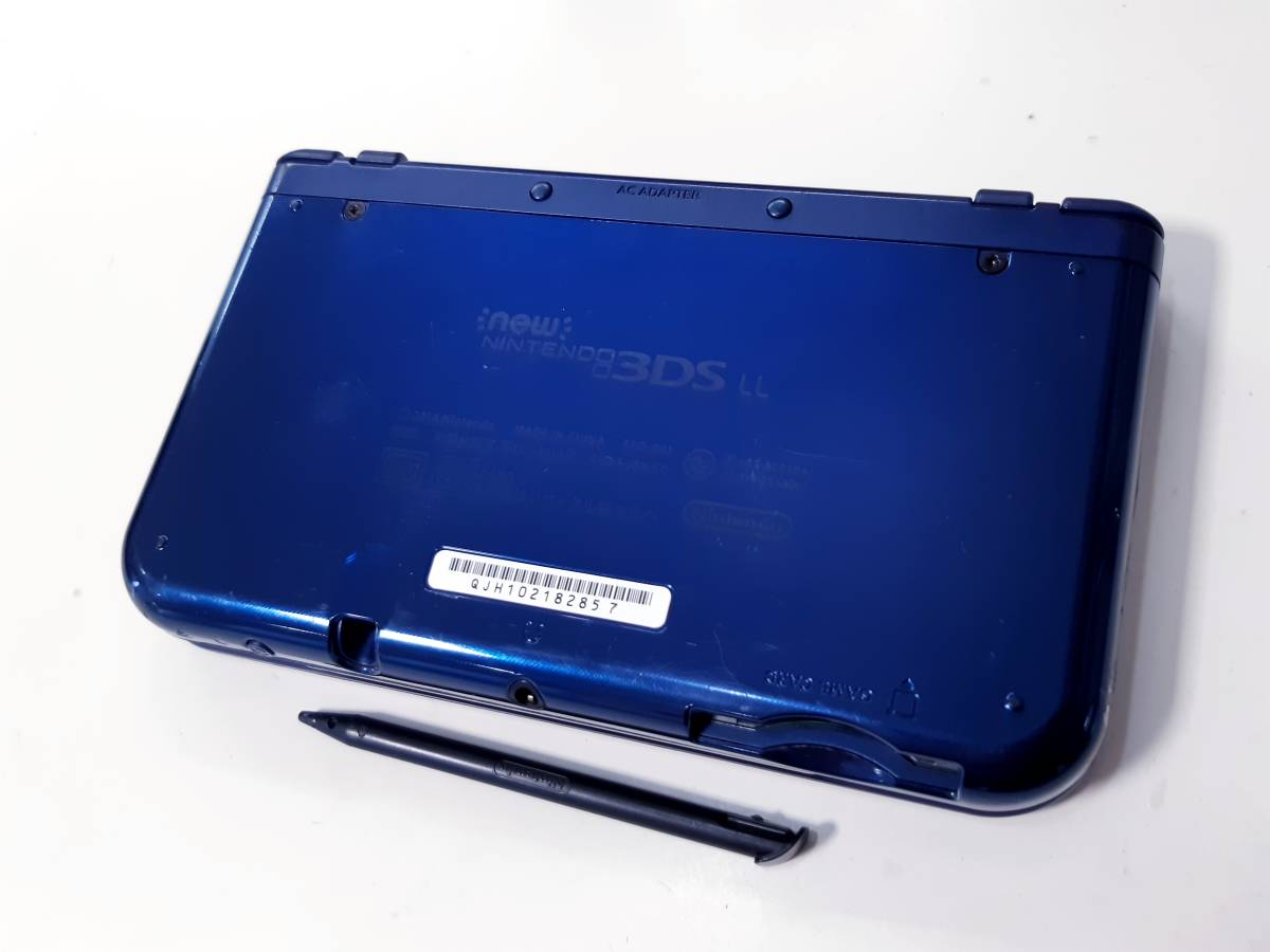 動作確認済み】《即決有り》任天堂 new3DSLLメタリックブルー本体  