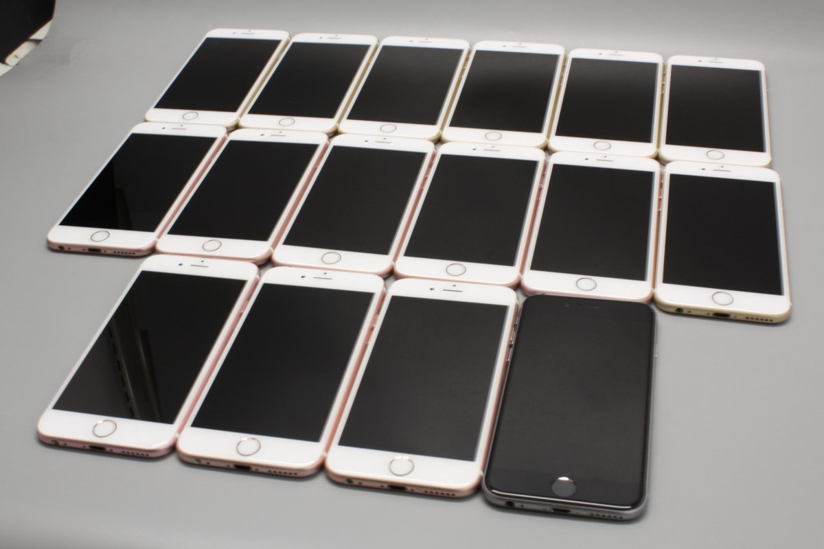 Apple iPhone6s 64GB まとめて16台 A1688□au☆Joshin(ジャンク)7522【1円