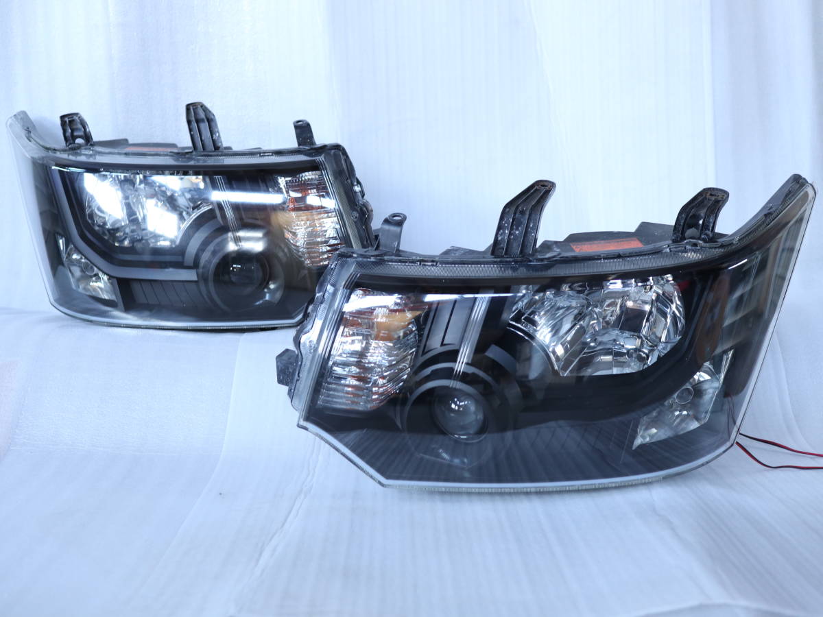 三菱 純正 デリカ D5 CV4W HID ヘッドライト 左右 セット LED 