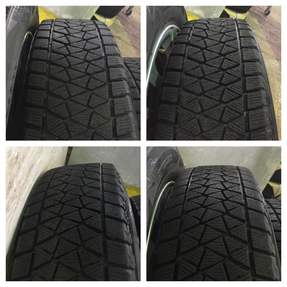 3 BRIDGESTONE BLIZZAK DM V2 175/80R15 8分目 MUD CLIFF キックス パジェロ テリオスキッド 等