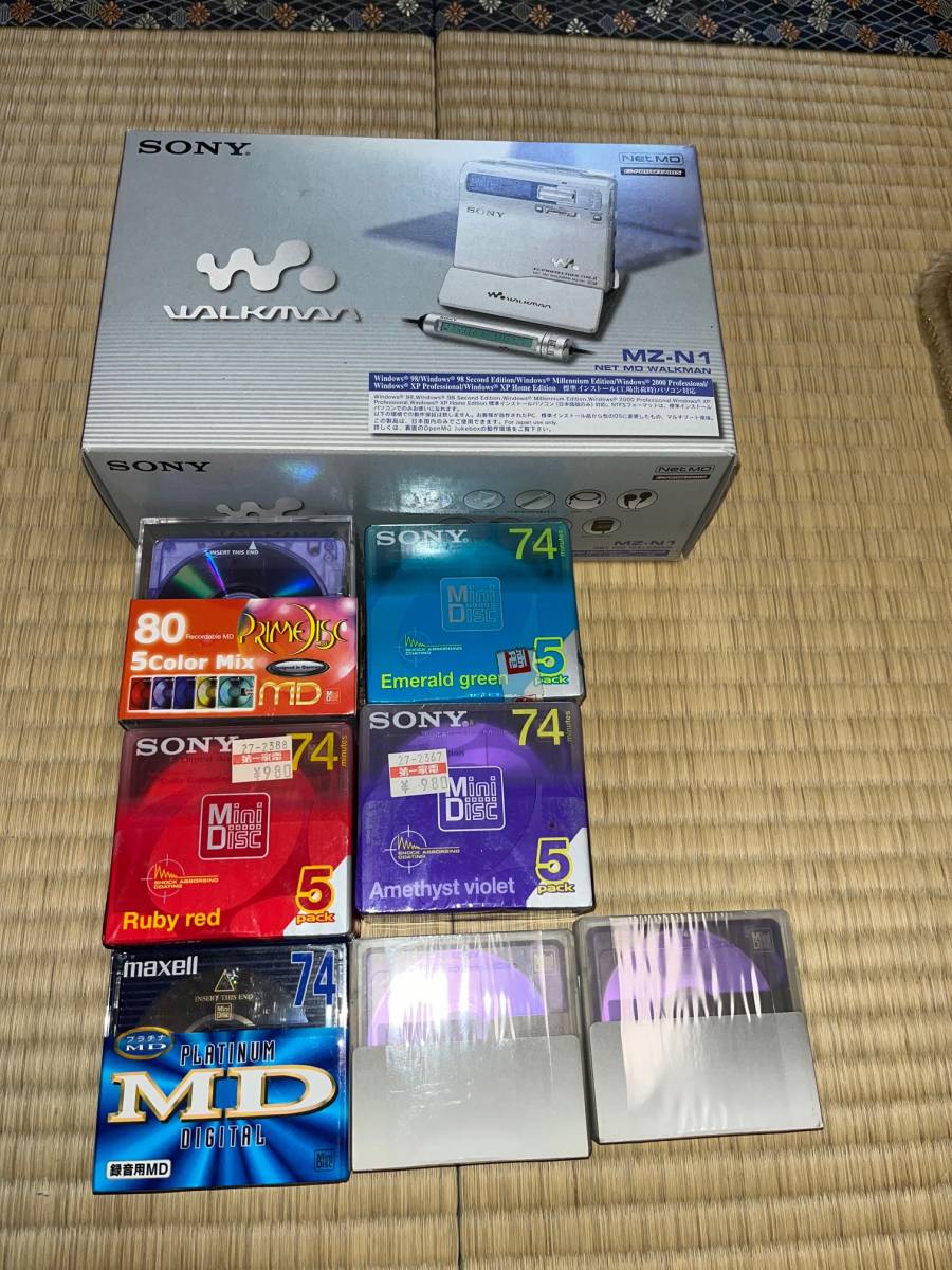 新作登場，お買い得 SONY MD WALKMAN MZ-N1 品 １円スタート(録音、再生)｜売買されたオークション情報、yahooの商品情報をアーカイブ公開 - オークファン 録音、再生