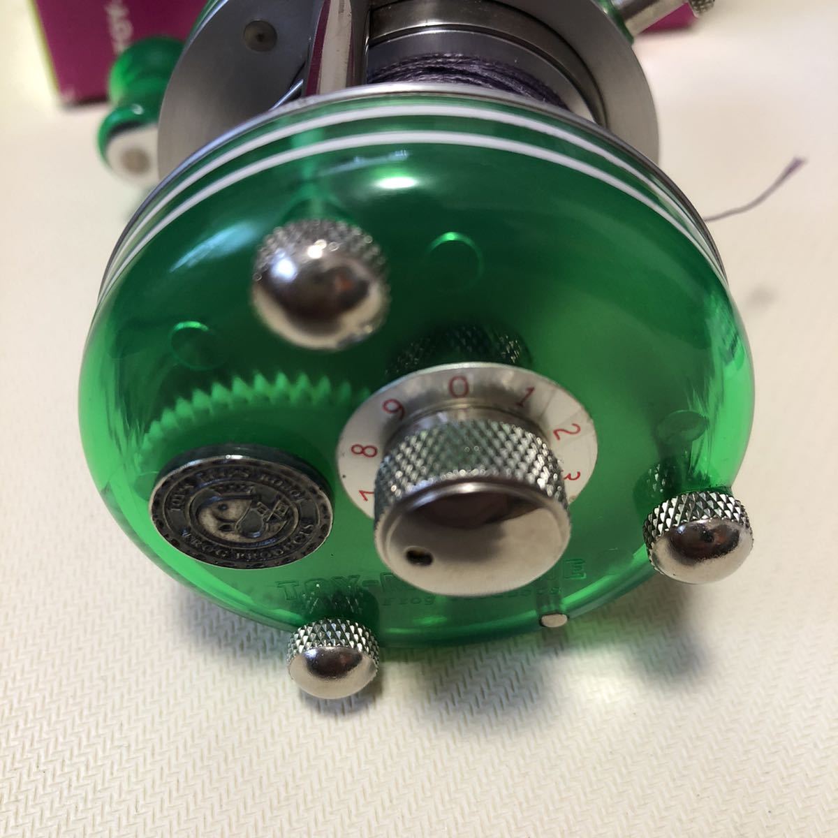 フロッグプロダクツ トイマシーン 純正ハンドル パープル グリーン