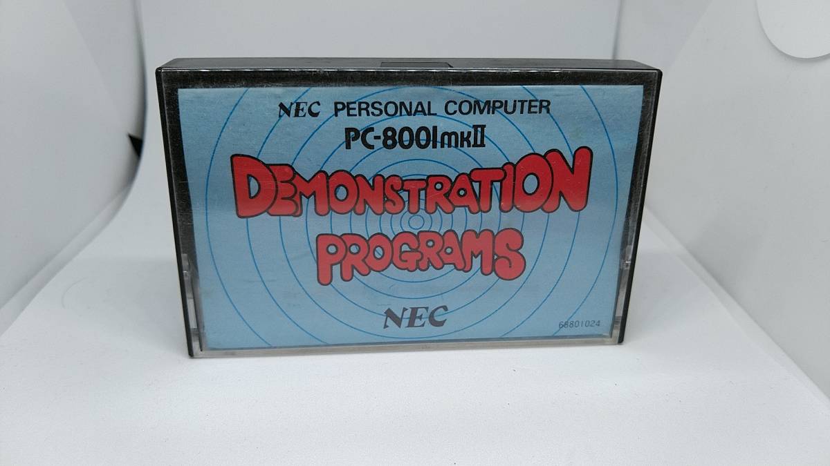 NEC PC-8001 PC-8001mkII DEMONSTRATION PROGRAMS 2個セット PC Mini 0 