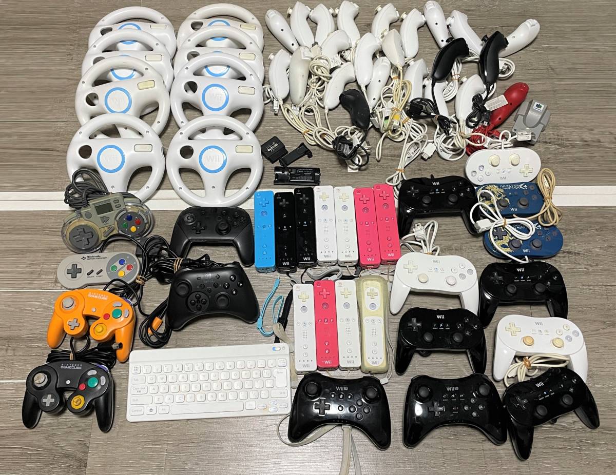 Wii プロコントローラー 他 周辺機器 まとめ売り 動作未確認 ゲームキューブ Wiiリモコン Hori Switch Wiiu Wii Nintendo 任天堂 アクセサリ 周辺機器 売買されたオークション情報 Yahooの商品情報をアーカイブ公開 オークファン Aucfan Com