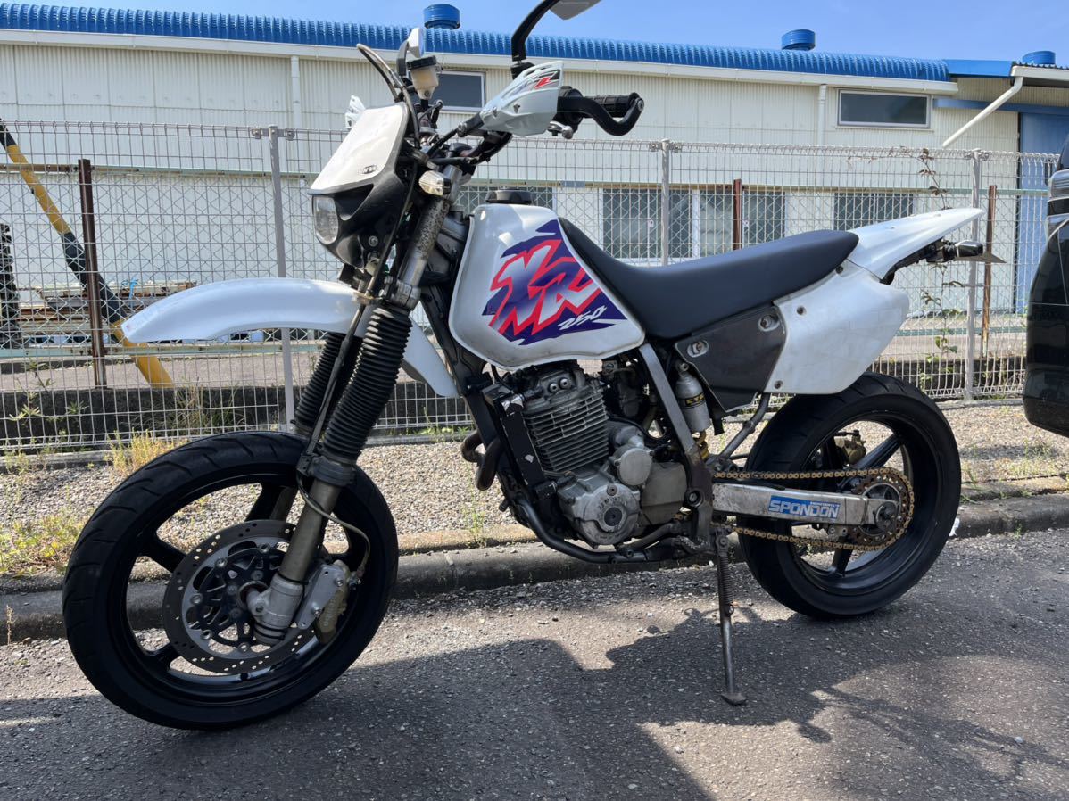 ホンダ Xr250 Md30 モタード仕様 カスタム 武川ボアアップ 280cc ローダウン 実働 ブレンボキャリパー Dトラッカー Dr Z Wr 126cc 250cc 売買されたオークション情報 Yahooの商品情報をアーカイブ公開 オークファン Aucfan Com