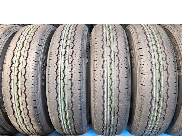 新車外し 195/80R15 107/105L LT BRIDGESTONE ECOPIAブリヂストン 