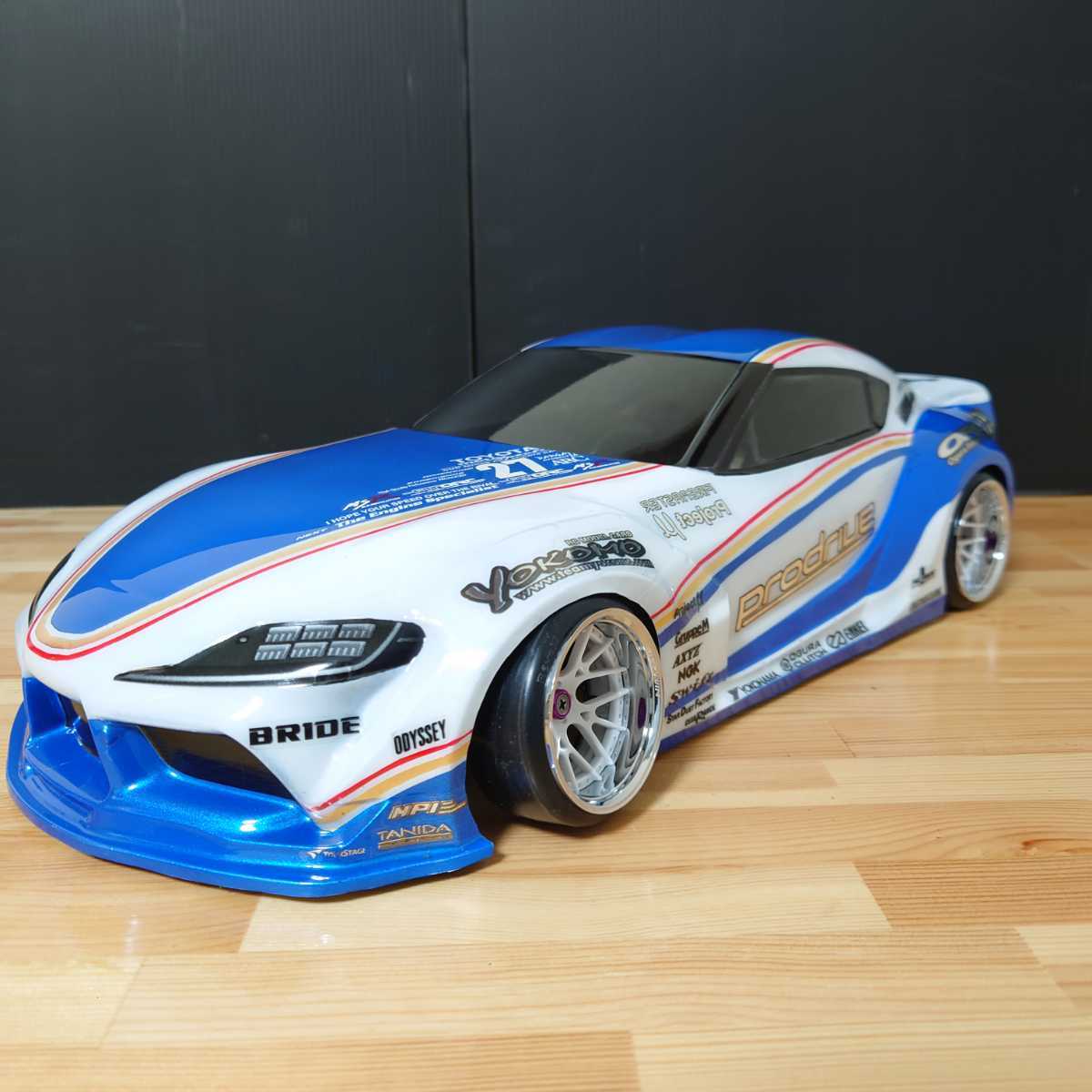 スープラ ヨコモボディ タミヤ トヨタスープラドリフト1 10 ラジコン