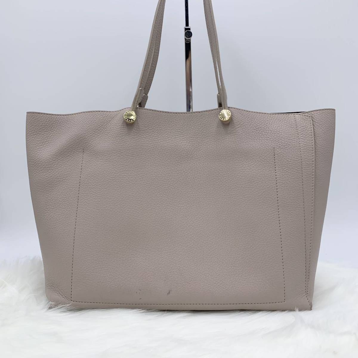 1円 ◇新品◇ FURLA フルラ エデン オールレザー 肩掛け グレージュ 