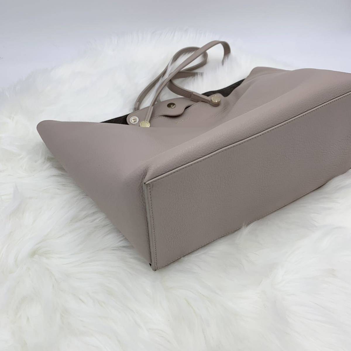 1円 ◇新品◇ FURLA フルラ エデン オールレザー 肩掛け グレージュ 