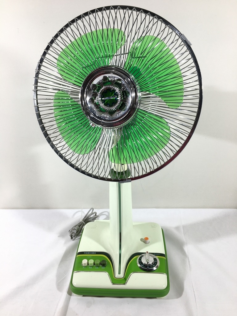 レトロ扇風機 青い羽根 壁掛け扇風機 昭和 現状品 レトロ 41/9 レトロ