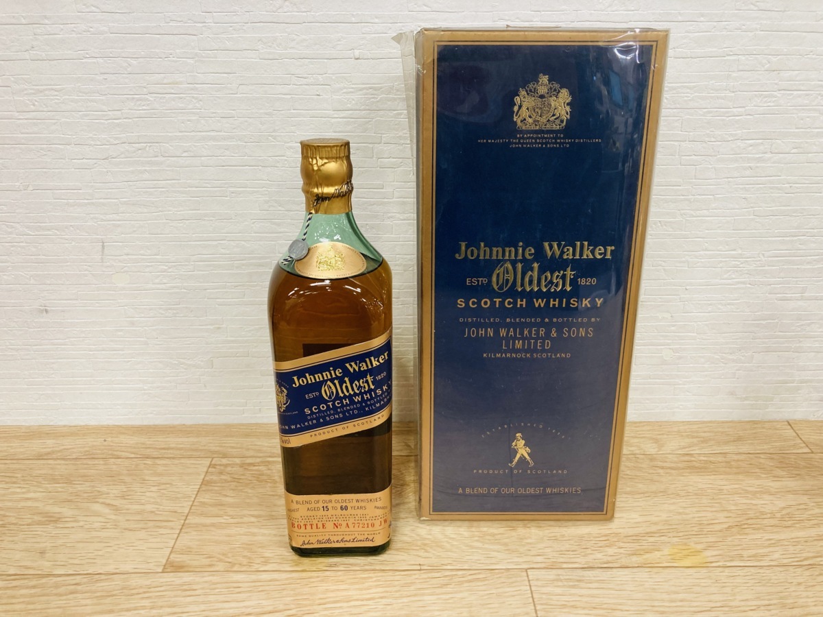 酒 ジョニーウォーカー オールデスト。Johnnie Walker Oldest