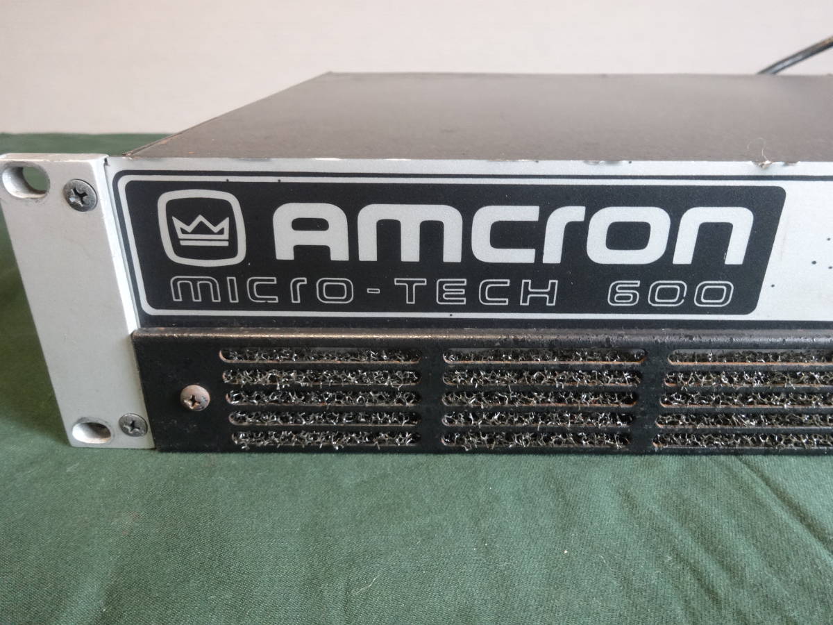 Amcron micro-TECH 600 ② AMCRON アムクロン MICRO-TECH 600 【公式通販】