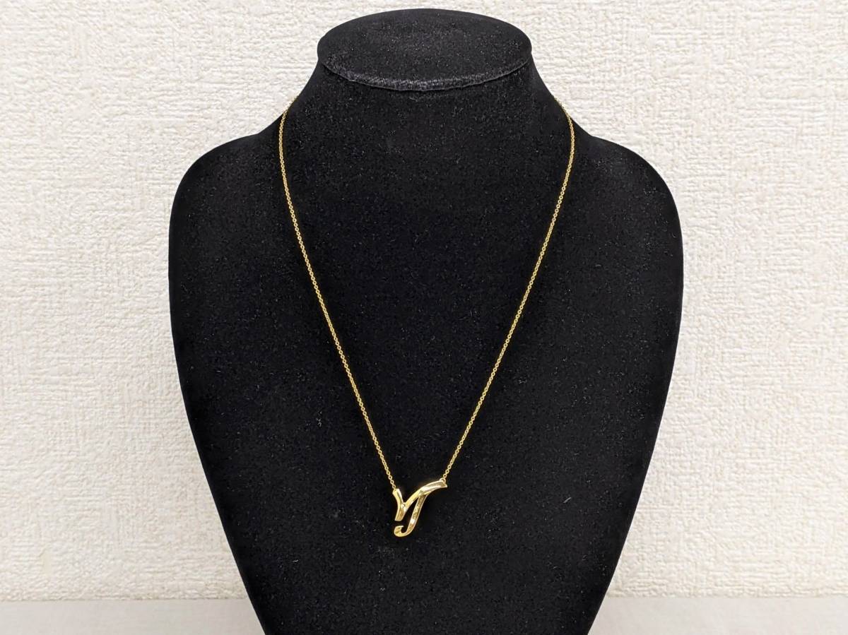 TIFFANY&Co. ティファニー パロマピカソ イニシャルY 750 K18 