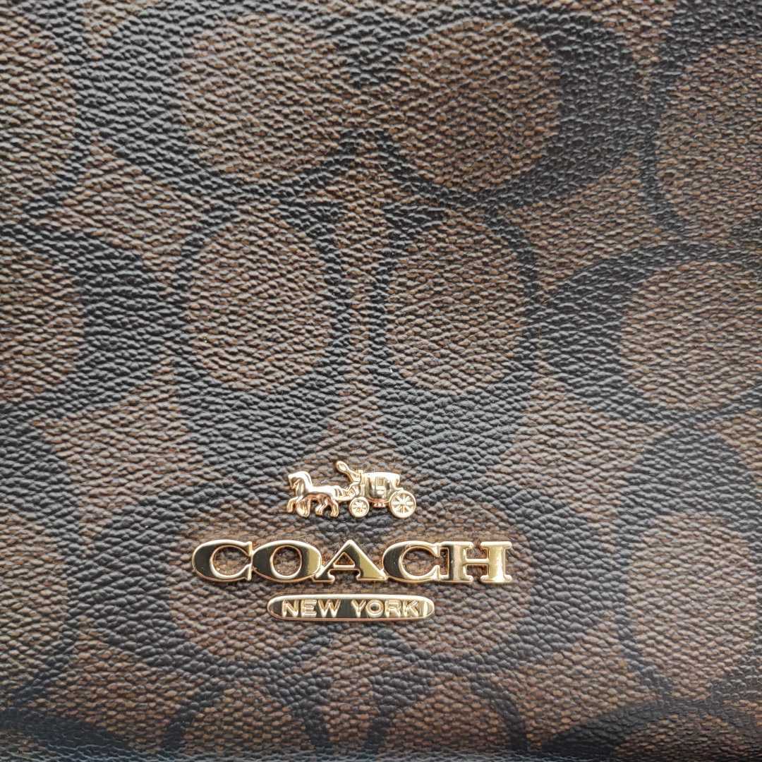 ✨極美品✨ COACH コーチ レザー PVC シグネチャー ショルダーバッグ