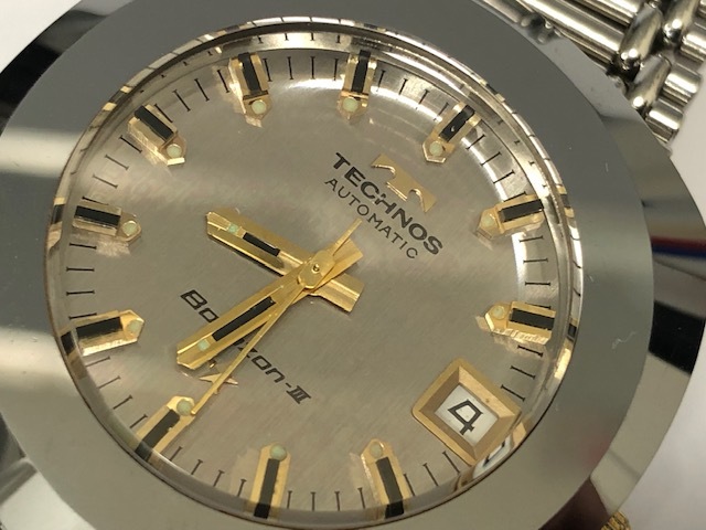9410】【中古美品】TECHNOS テクノス Borazon -Ⅲ ボラゾン AUTOMATIC