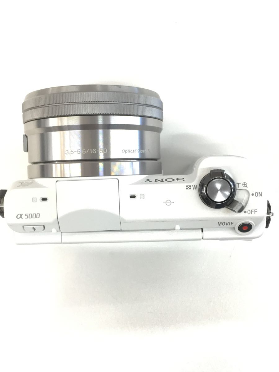 SONY◆デジタル一眼カメラ α5000 ILCE-5000L パワーズームレンズキット [ホワイト] α5000 | SONY ILCE-5000L 価格比較 パワーズームレンズキット(ホワイト／デジタル