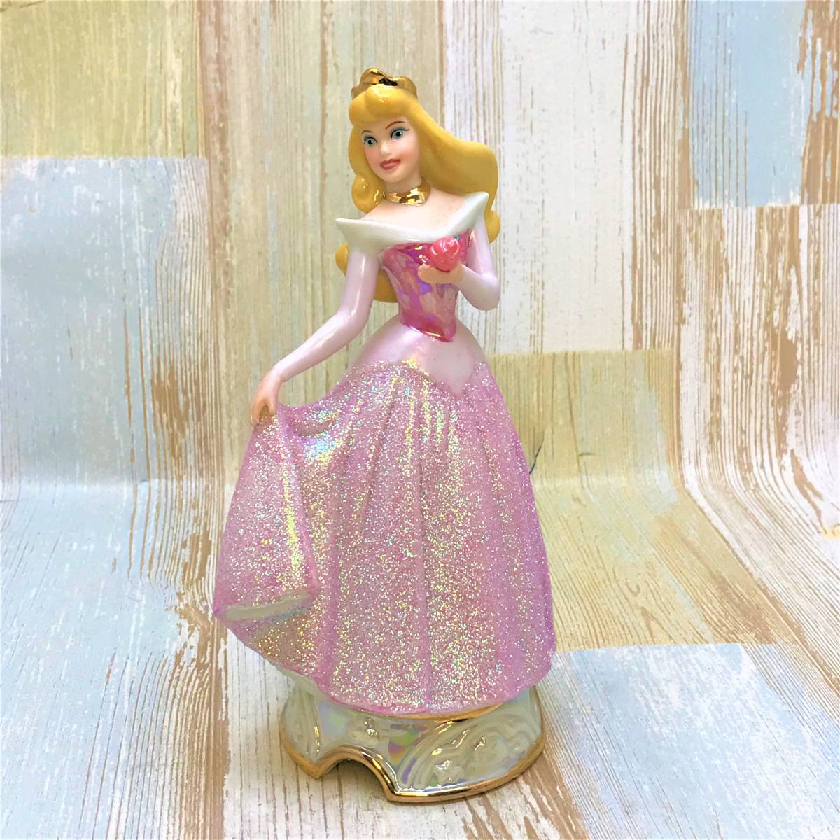 レア☆眠れる森の美女 Sleeping Beauty オーロラ姫 陶器製フィギュア 