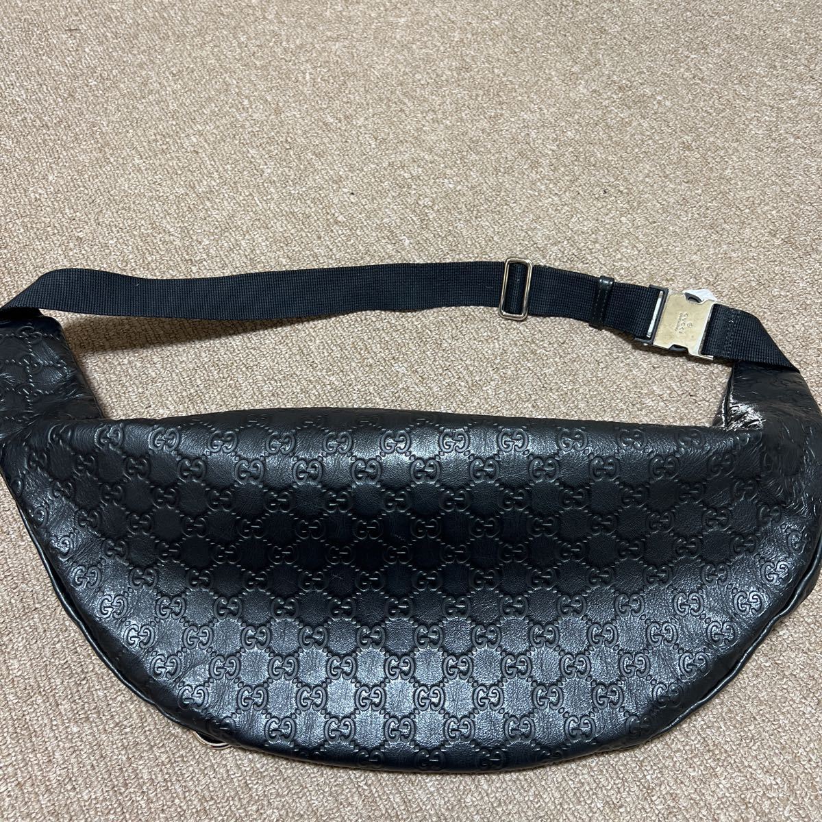 GUCCI GGシェリーライングッチシマウエストポーチボディバッグ 