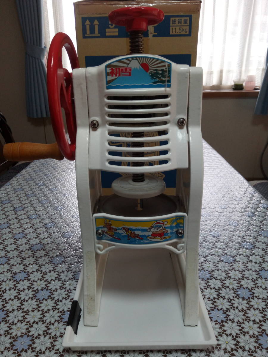 手動式ブロックアイススライサー 初雪 ＊初雪 HA-110S 手動式ブロック