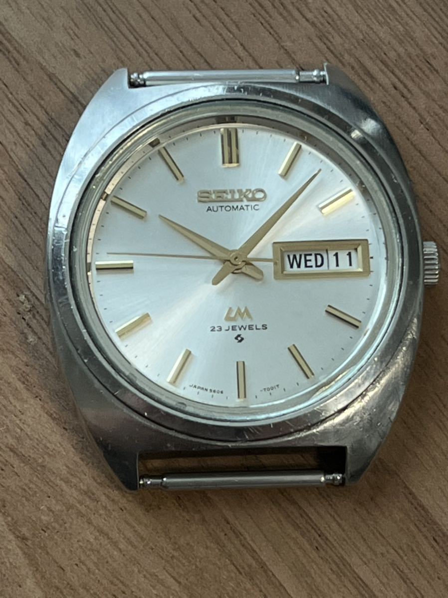文字盤美品】ロードマチック SEIKO セイコー LM 5606-7140 ゴールド