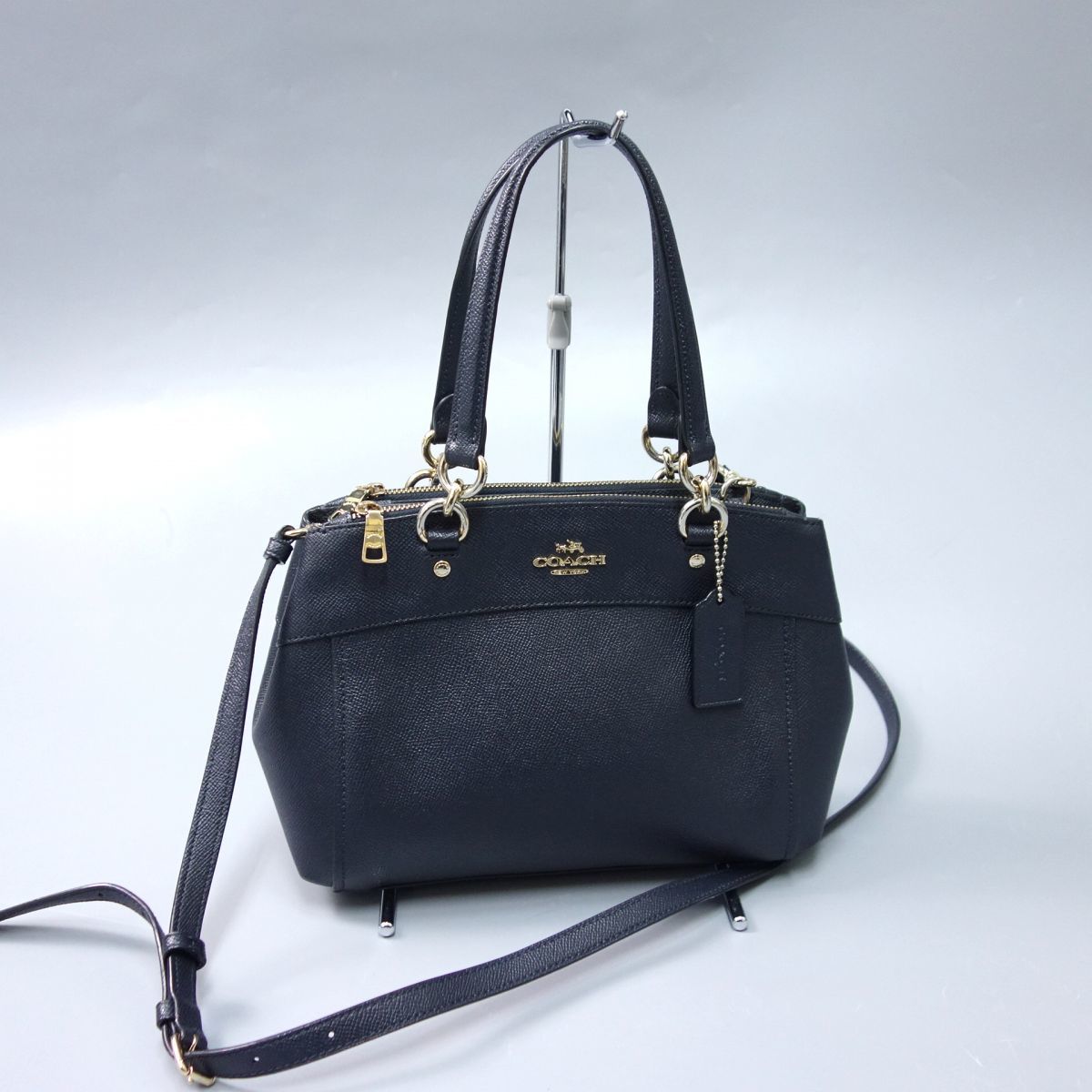 美品】coach コーチ 2WAYハンドバッグミニサリーキャリーオール 楽天 