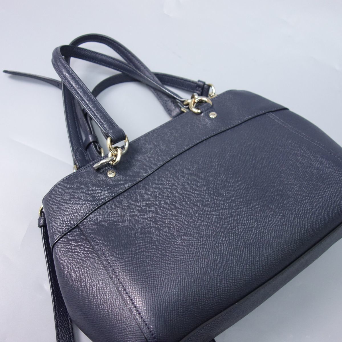 1円 COACH コーチ キャリーオール 2WAYハンドバッグ ショルダー