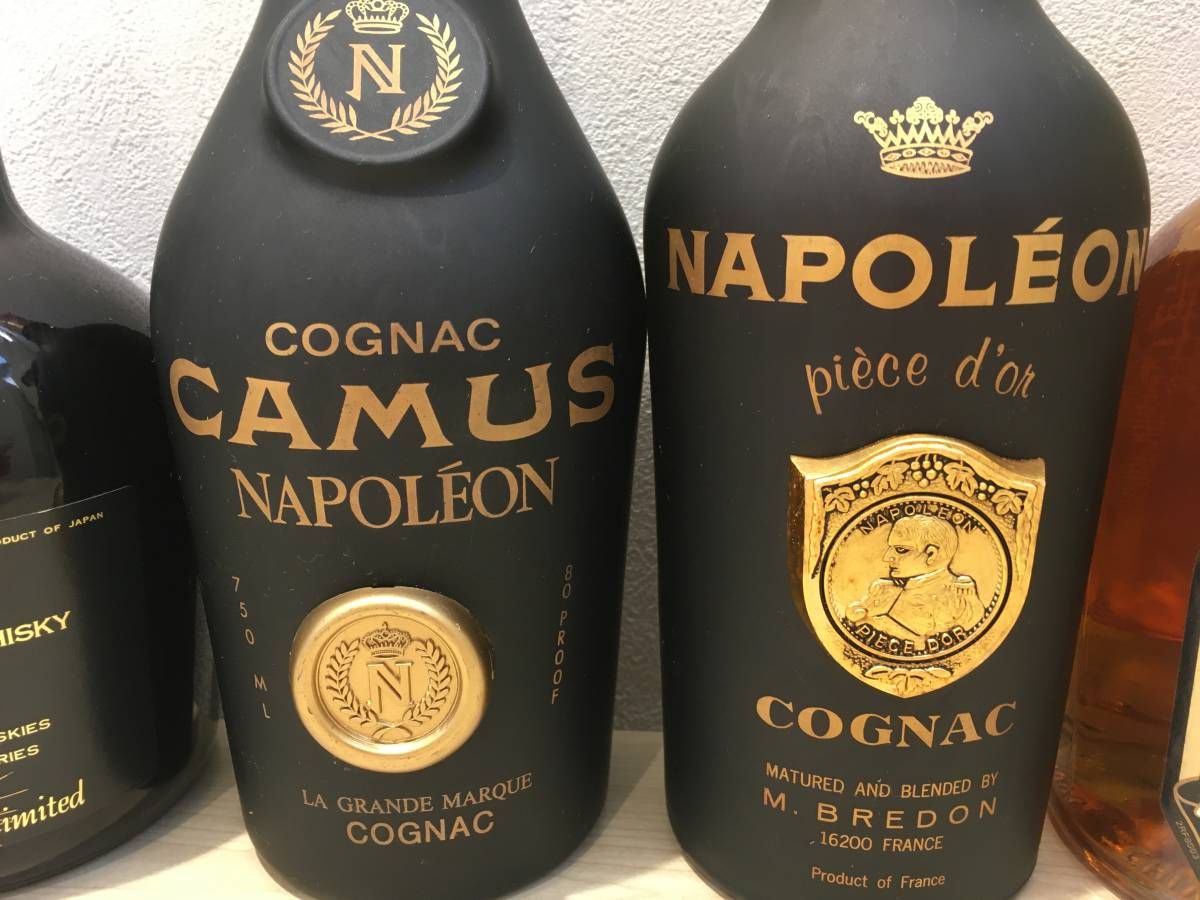 H15698》古酒 おまとめ 6本 / CAMUS NAPOLEON CHIVAS REGAL スコッチ 