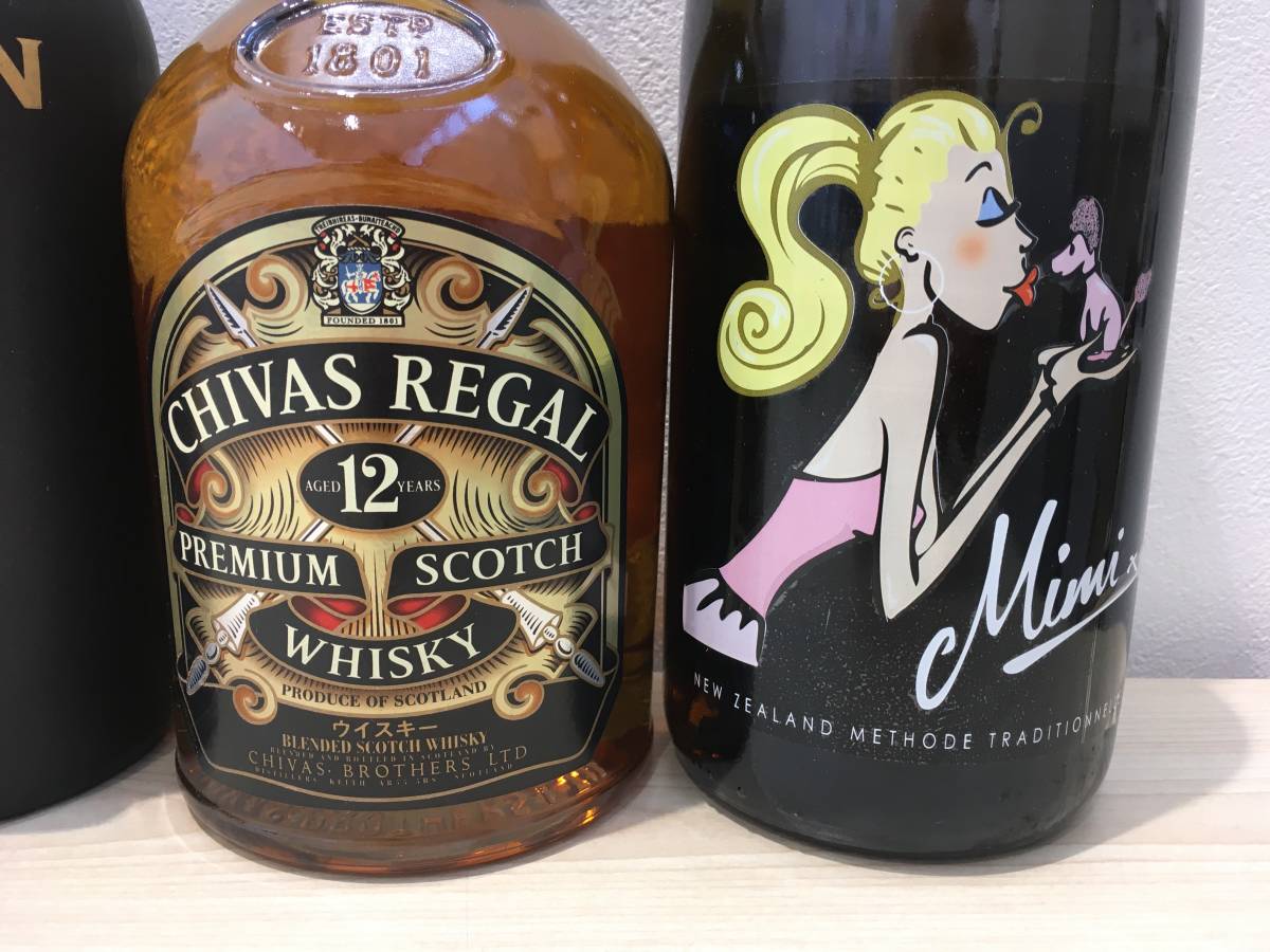 H15698》古酒 おまとめ 6本 / CAMUS NAPOLEON CHIVAS REGAL スコッチ 