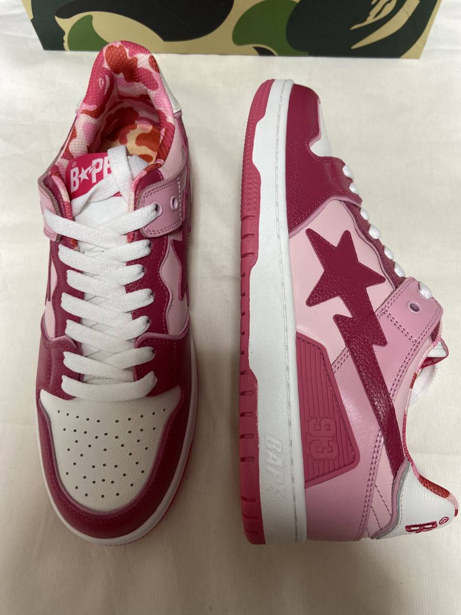 A BATHING APE ABC CAMO SK8STA PINK US11 29cm SK8 STA BAPE エイプ 