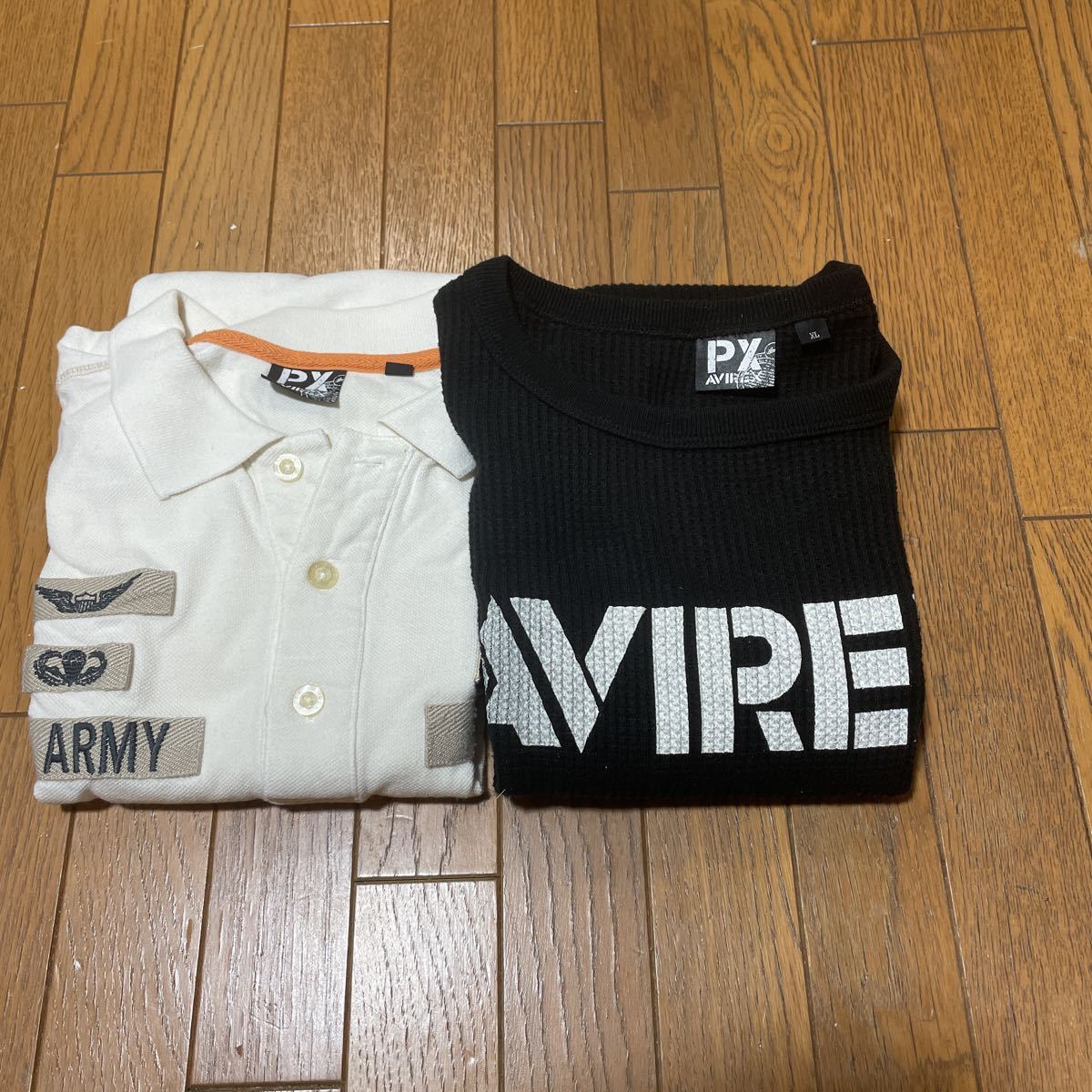 新作入荷，限定セール AVIREXポロシャツ&TシャツXLサイズ(半袖シャツ)｜売買されたオークション情報、yahooの商品情報をアーカイブ公開 - オークファン 男性用