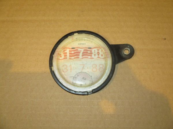 赤字超特価，大得価 80' FAR製 イギリスバイク用 タックスホルダー ライセンスホルダー 英車 ベスパモッズ ロッカーズ トライアンフ カフェレーサー s(パーツ)｜売買されたオークション情報、yahooの商品情報 その他